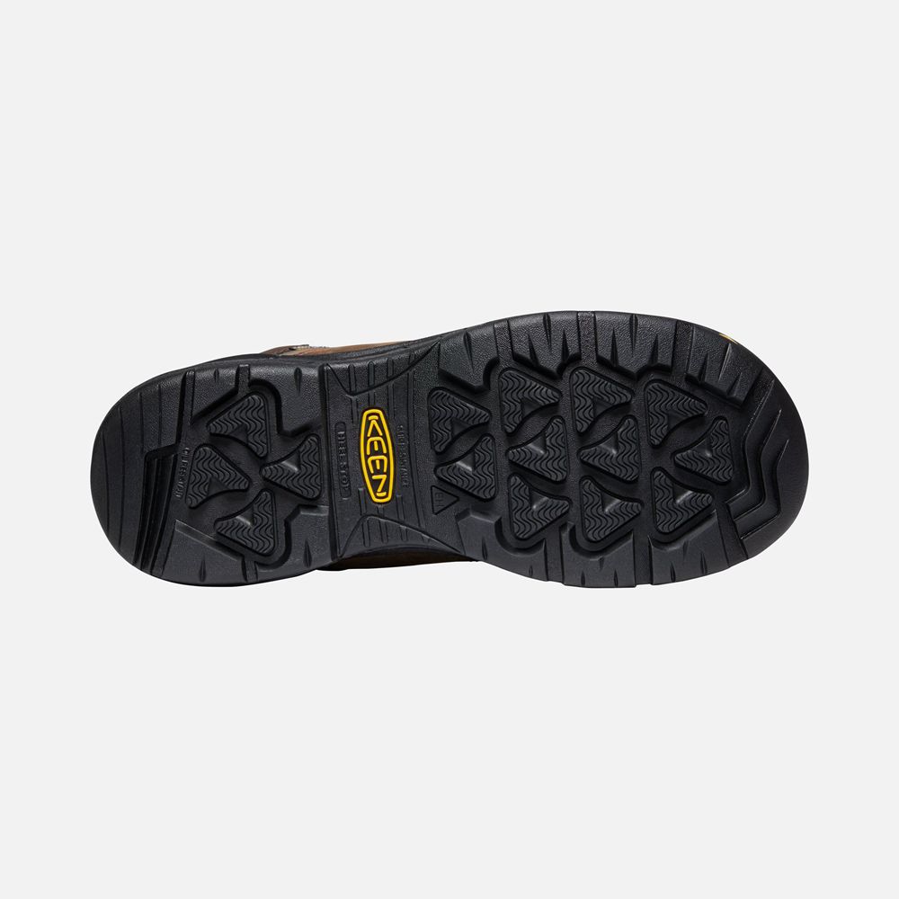 Keen Trekking Bot Erkek Kahverengi/Siyah - Portland 6\" Waterproof (Carbon-Fiber Toe) - Türkiye ODKT7